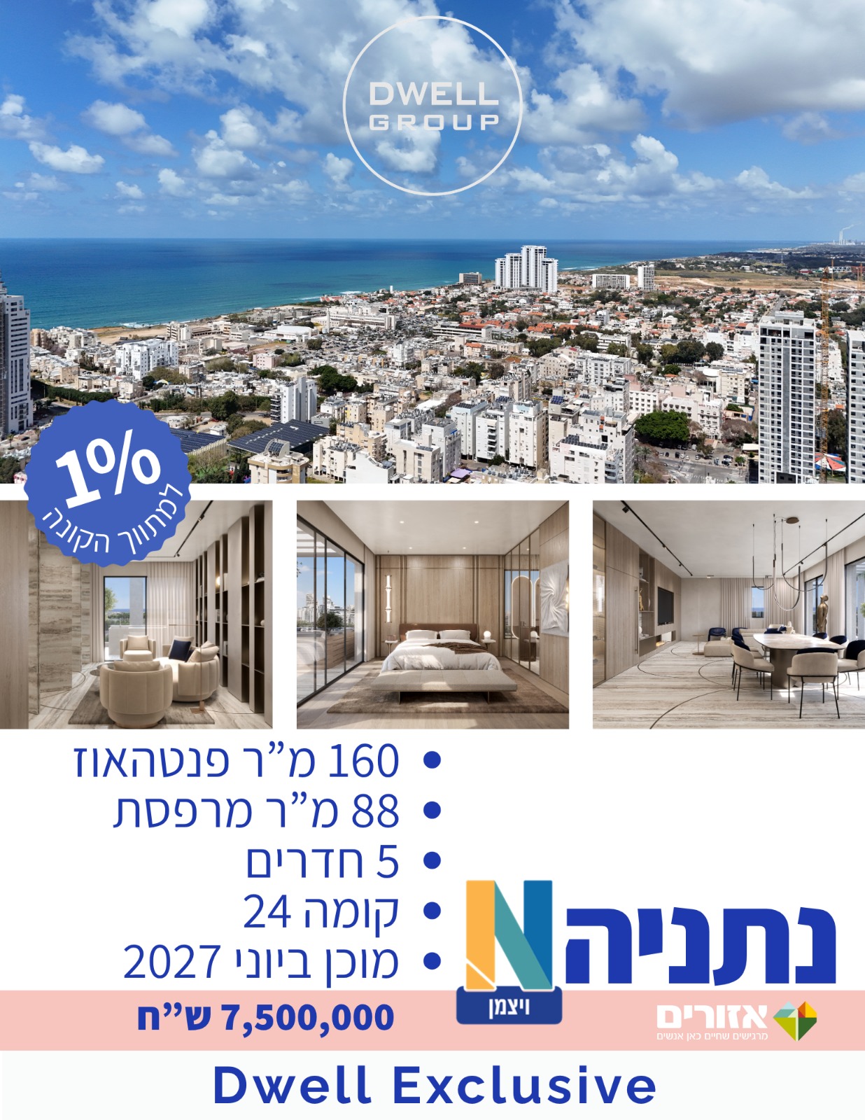 Penthouse Weizmann, Netanya — 160 sqm — photo 7